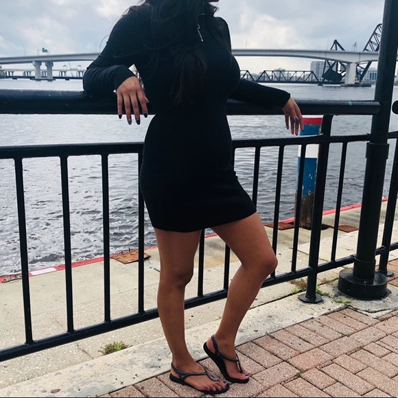 Top Shop Turtle Neck Dress - Picture 5 of 6